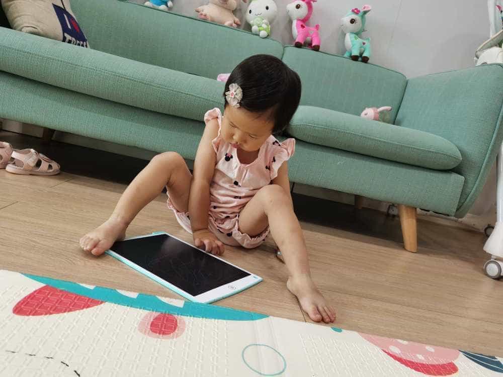 宝宝绘画涂鸦算题好帮手360液晶手写绘板H12体验