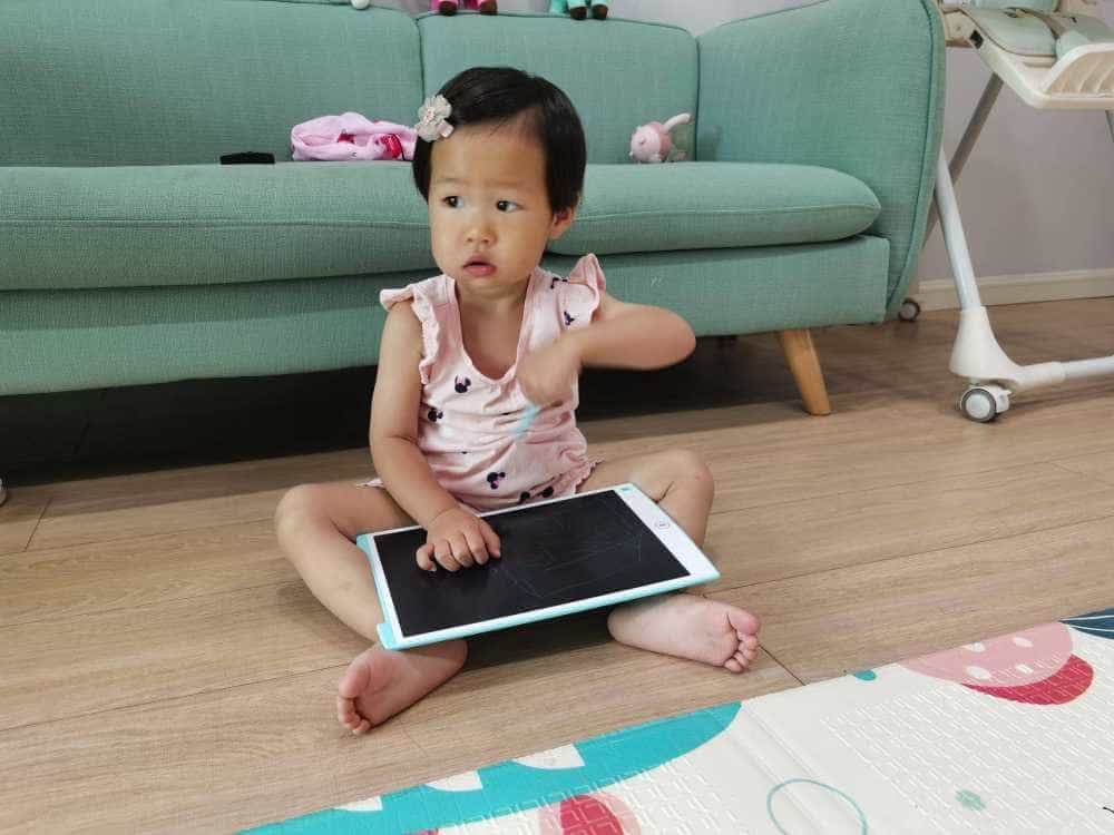 宝宝绘画涂鸦算题好帮手360液晶手写绘板H12体验