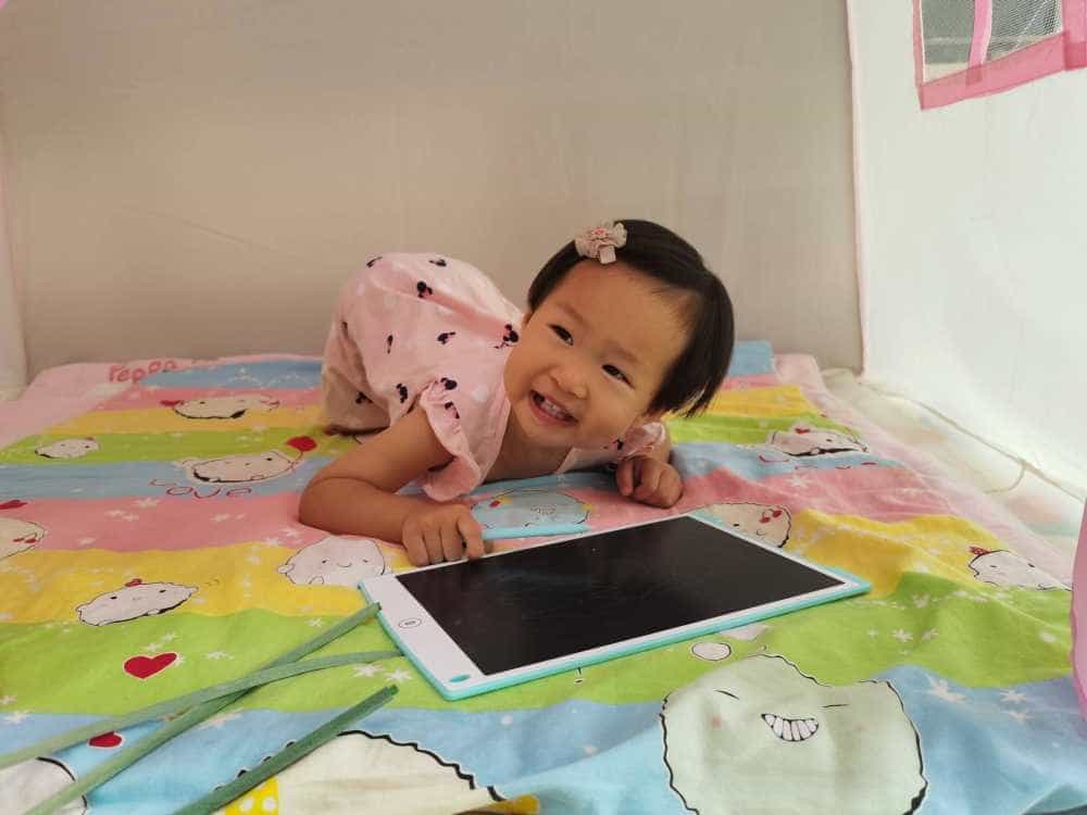 宝宝绘画涂鸦算题好帮手360液晶手写绘板H12体验