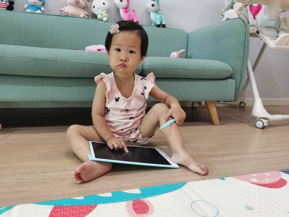 宝宝绘画涂鸦算题好帮手360液晶手写绘板H12体验