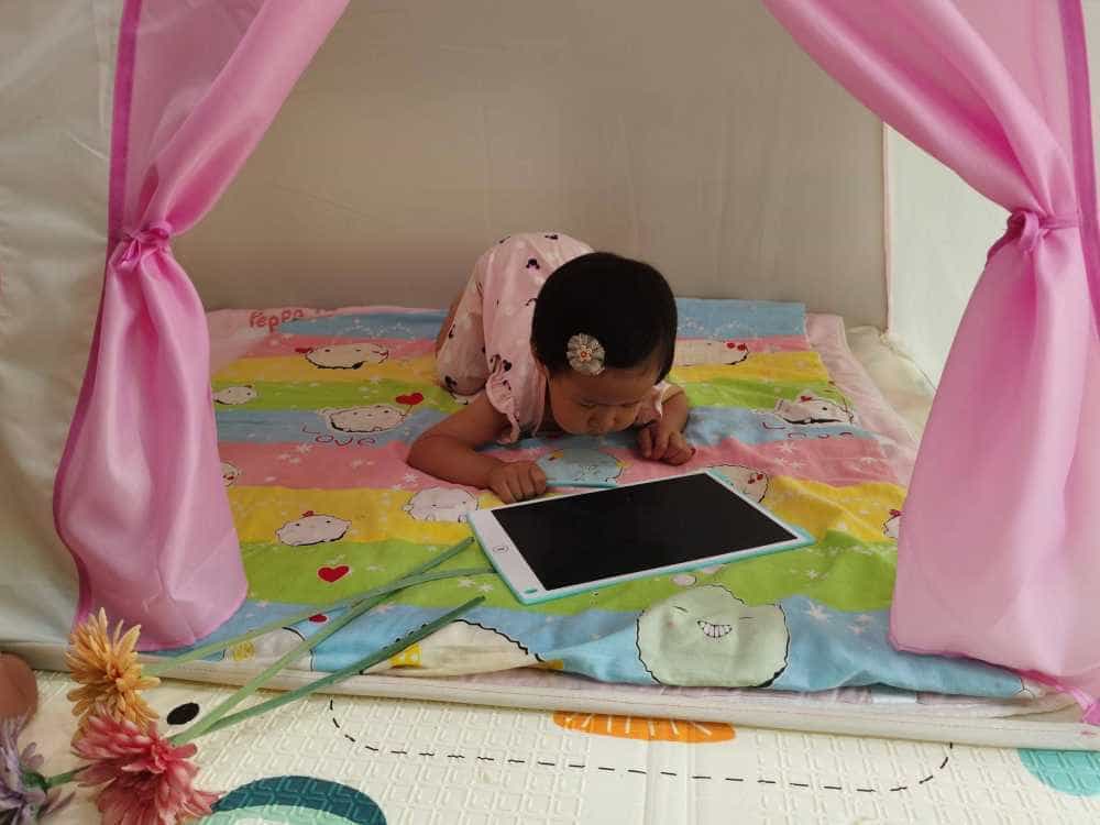 宝宝绘画涂鸦算题好帮手360液晶手写绘板H12体验