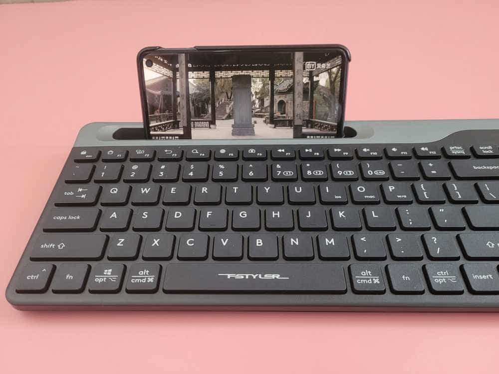 轻巧便携 安静办公 双飞燕飞时代系列无线蓝牙键鼠套装测评