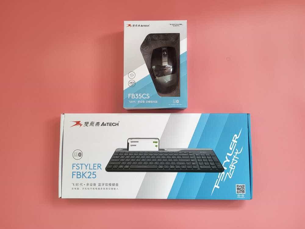 轻巧便携 安静办公 双飞燕飞时代系列无线蓝牙键鼠套装测评