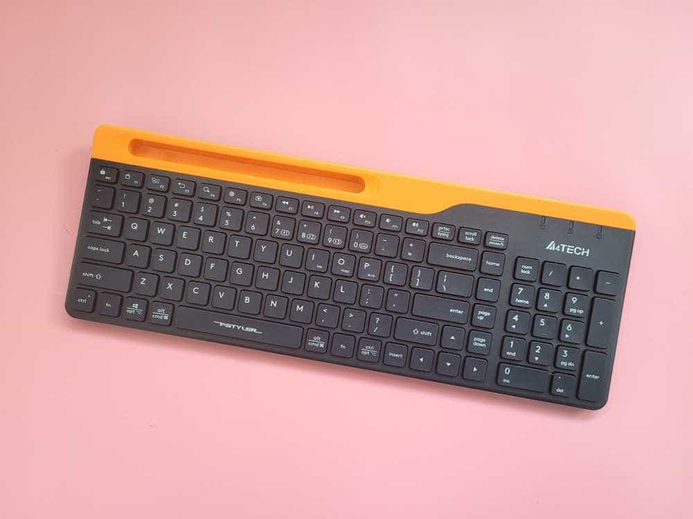 轻巧便携 安静办公 双飞燕飞时代系列无线蓝牙键鼠套装测评