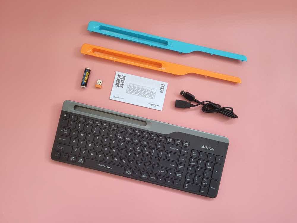 轻巧便携 安静办公 双飞燕飞时代系列无线蓝牙键鼠套装测评