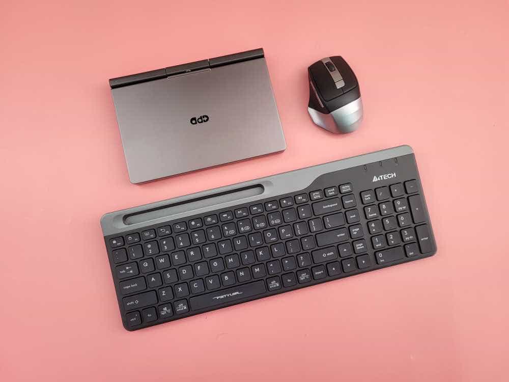 轻巧便携 安静办公 双飞燕飞时代系列无线蓝牙键鼠套装测评