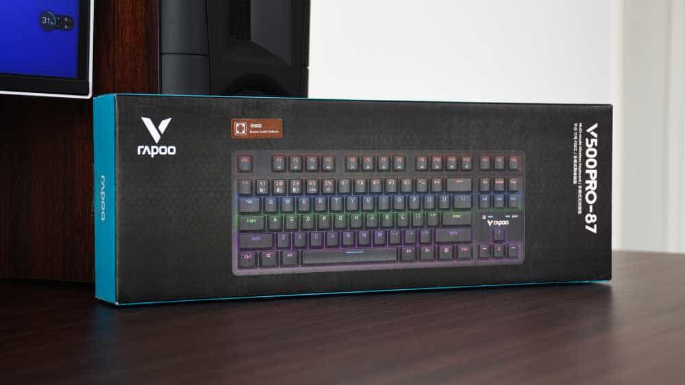 雷柏V500 Pro 87键：自研轴体加持，绚丽灯效点缀