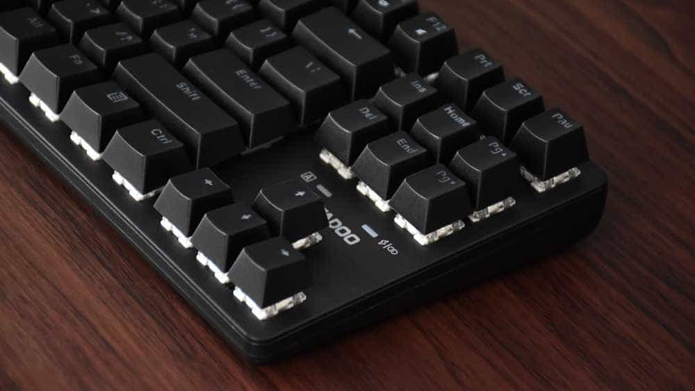 雷柏V500 Pro 87键：自研轴体加持，绚丽灯效点缀