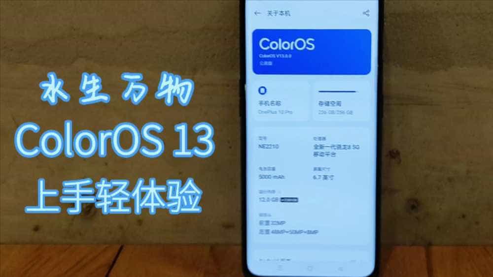 水生万物ColorOS 13，上手轻体验