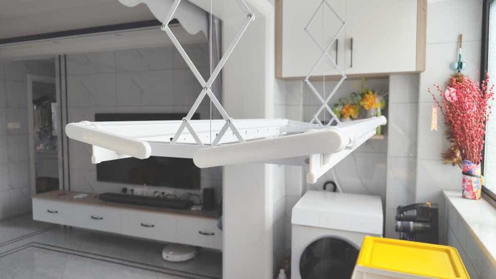 凯迪仕T22晾衣机评测：电动升降，无需联网语音控制真实用