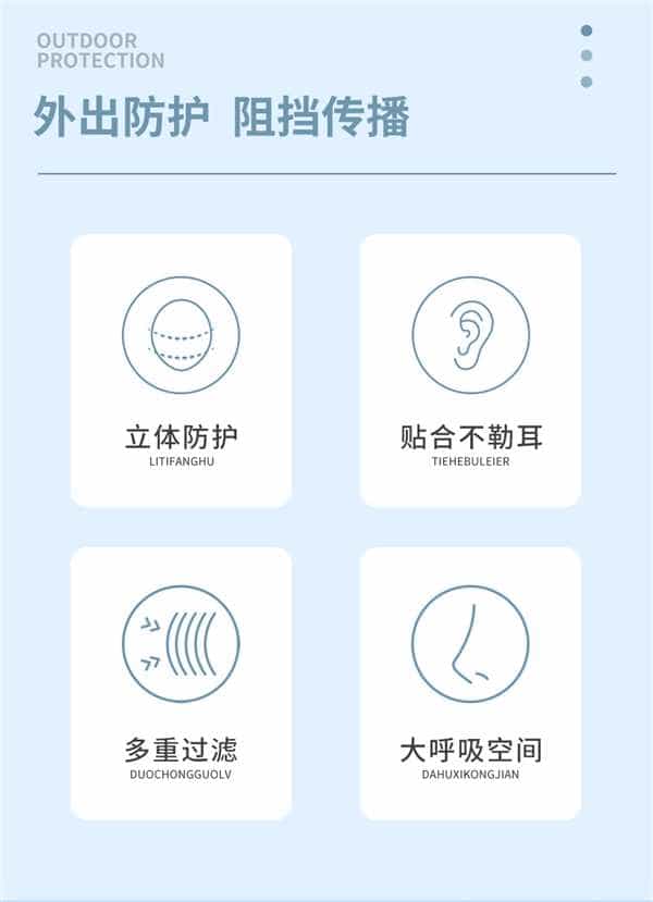 医用口罩 可防病毒！锦瑞N95口罩大促：98元60片