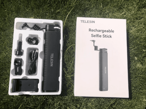 充电自拍杆好用吗？自拍杆充电电量耐不耐用？TELESIN的全能充电自拍杆测评