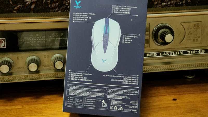 复刻经典，微操之选。雷柏V300W双模无线游戏鼠标