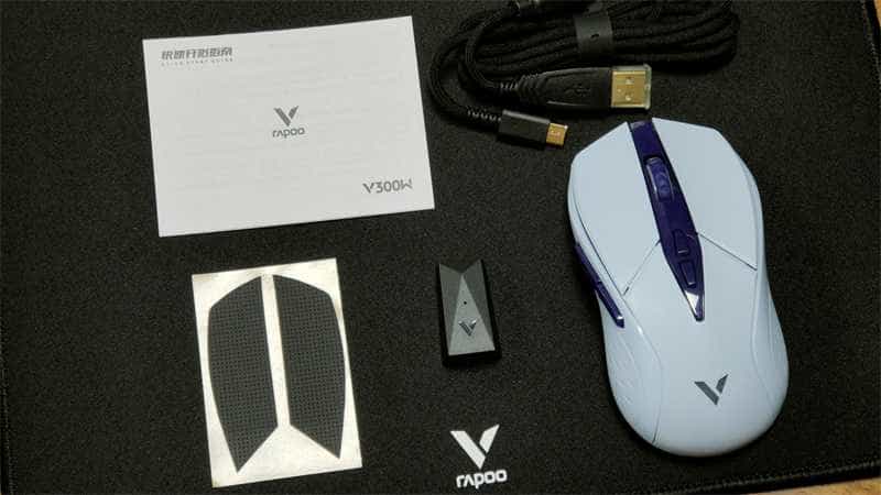 复刻经典，微操之选。雷柏V300W双模无线游戏鼠标