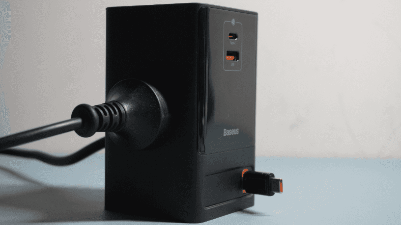 多设备快速充电，倍思65W插线板氮化镓充电器，高效安全智能控制