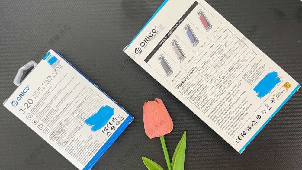 极致冷静的移动存储DIY解决方案-奥睿科J-20PCIe4.0固态硬盘1TB+TCM2-U4透明40Gbps硬盘盒