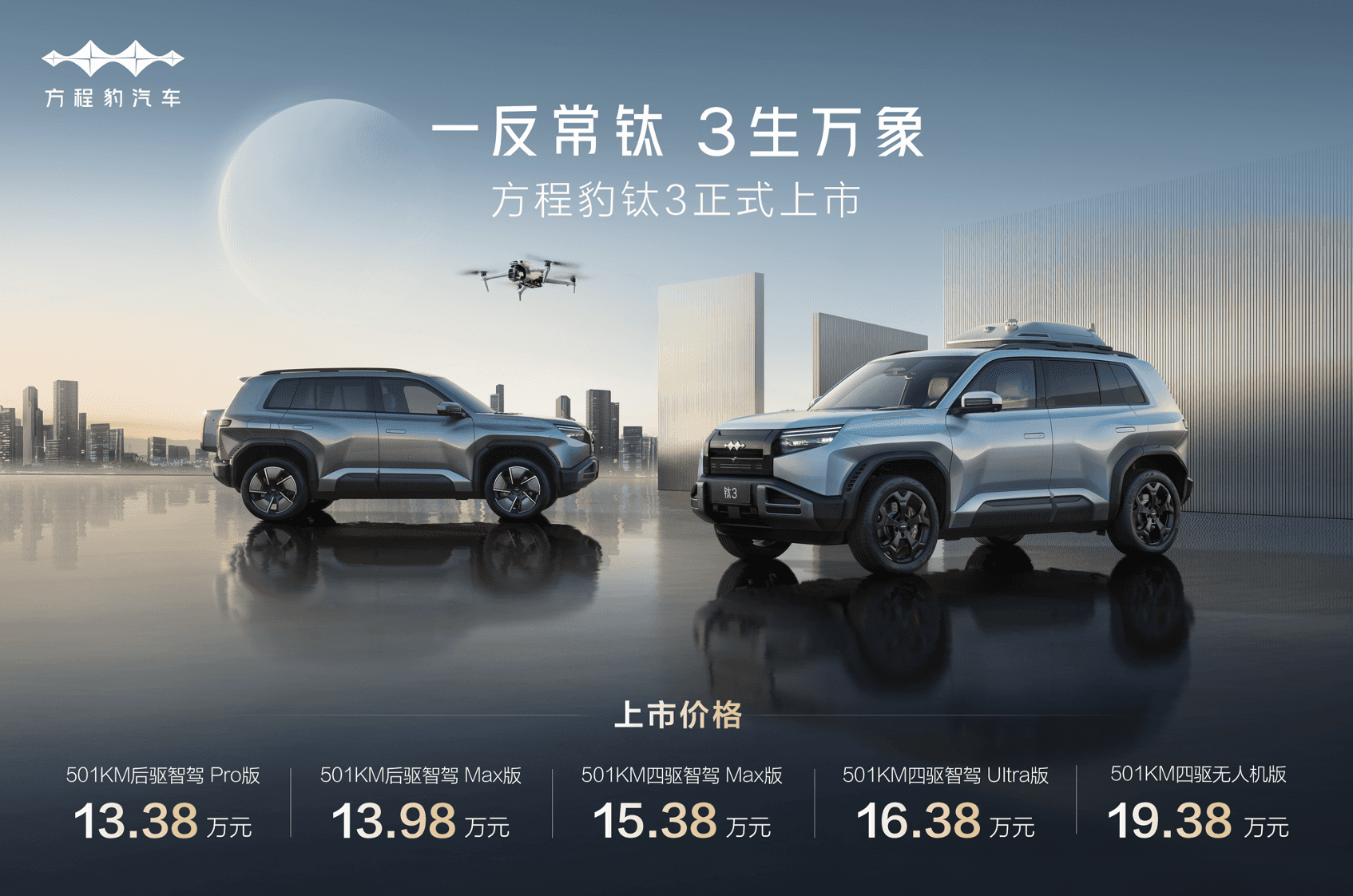 方程豹钛3：个性潮改，开启汽车定制新潮流