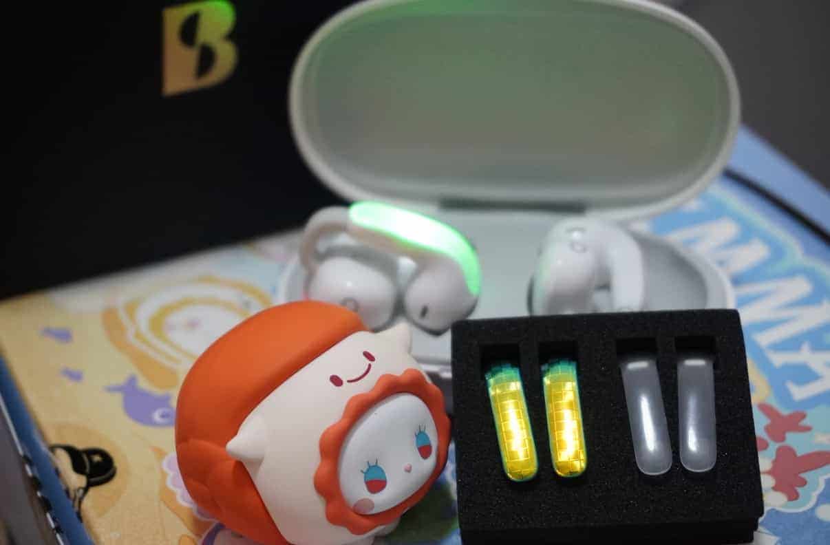 新潮流·舒适戴·好音质！百耳颂B7开放式新潮耳机三芯合一！