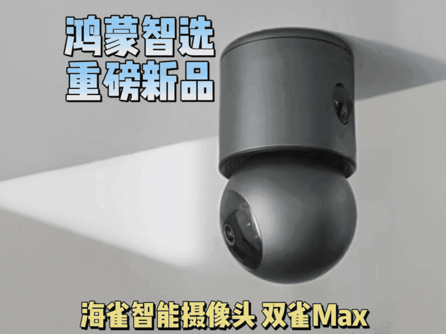 全景双镜四云台，AI智能双追踪，鸿蒙智选海雀智能摄像头双雀Max