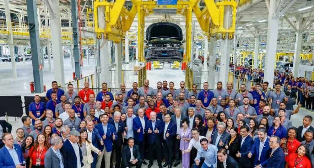 比亚迪第1400万辆新能源汽车于巴西下线,全球化开启全新篇章!