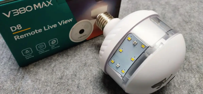 V380 D8智能全景摄像头，安装简便多场景，日夜全彩看家实力派