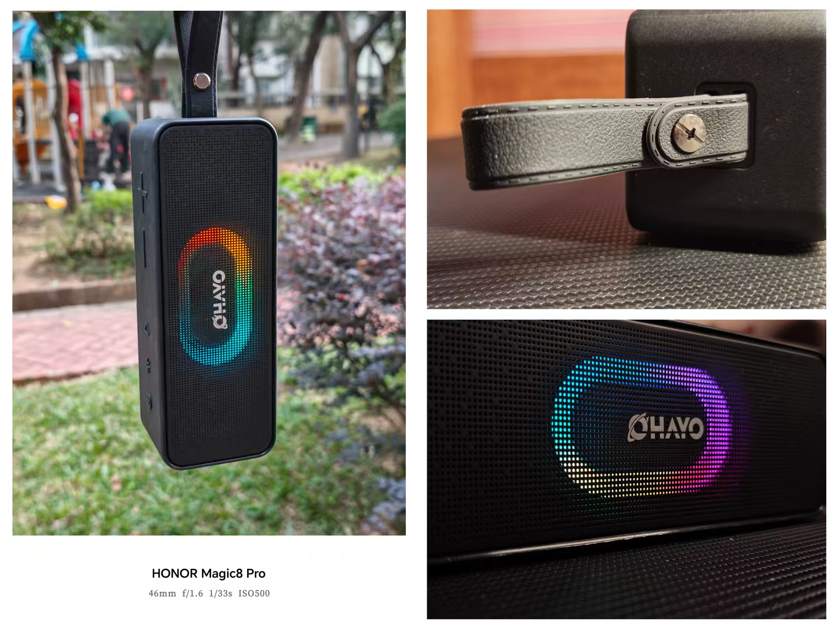 雷登S11无线蓝牙音响：音乐随行，色彩随动，光影律动的黑色美学