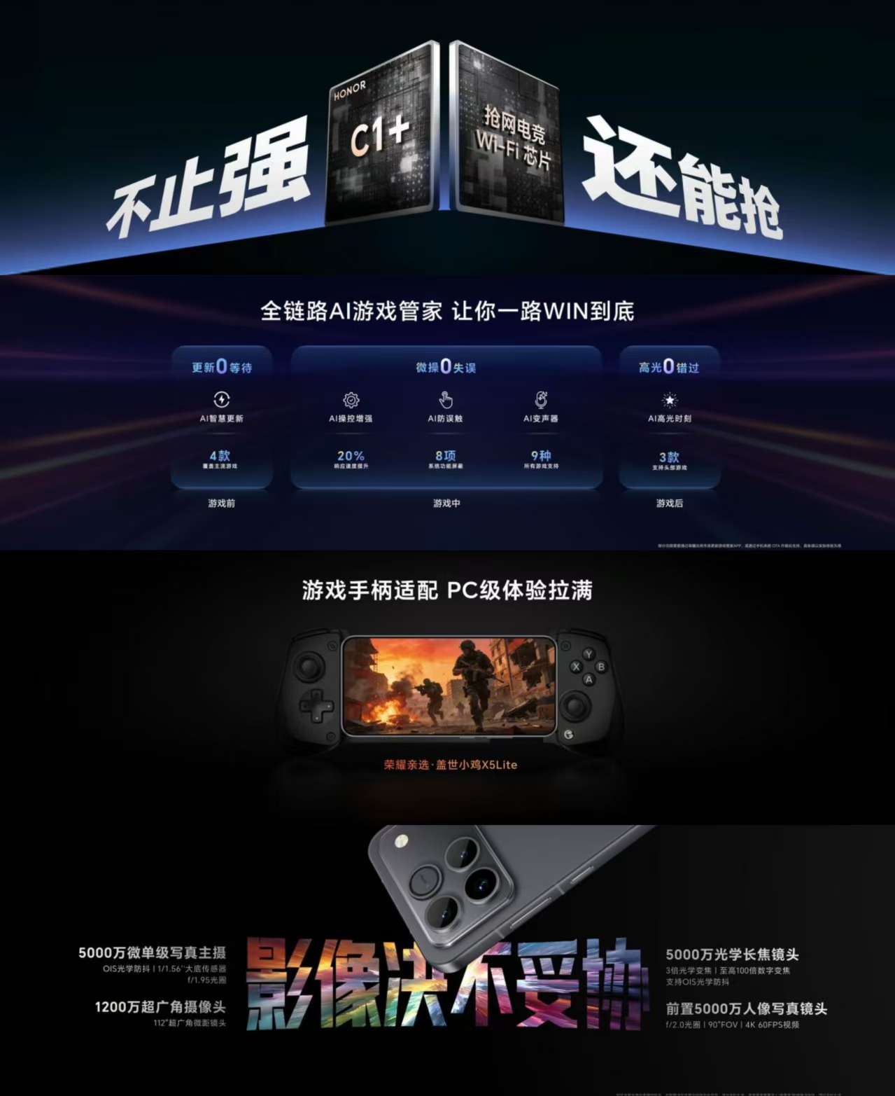 荣耀WIN系列：让性能，续航，散热，冲破电竞极限！