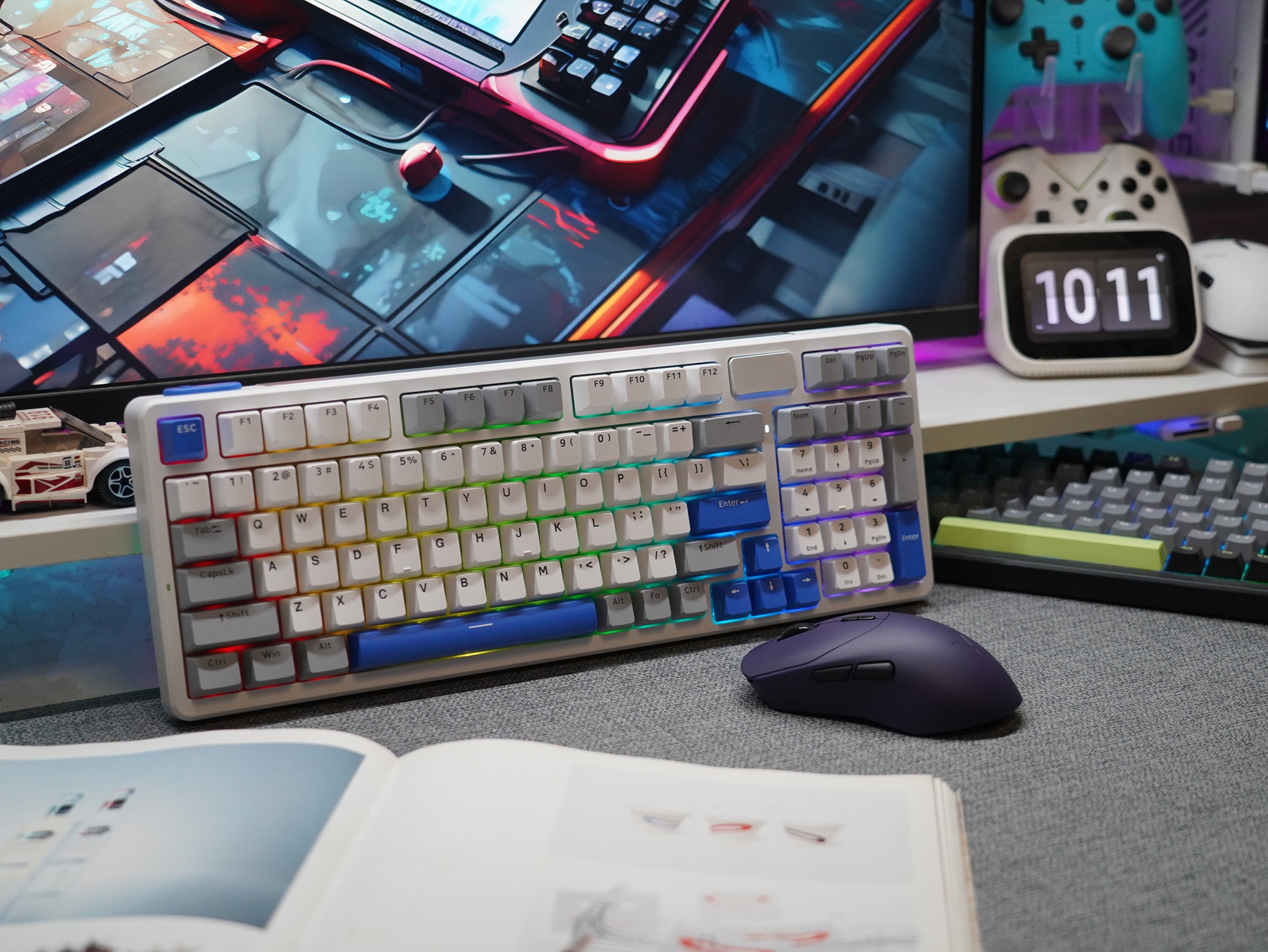 键鼠客制化难选？雷柏VT9 MAX+V700DIY-98长续航版最强续航无线键鼠套装：理想入门组合