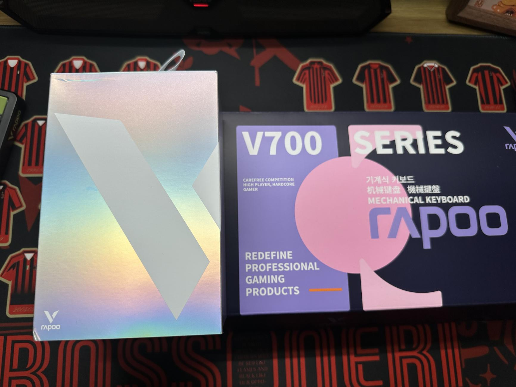 懒人狂喜！雷柏 VT9MAX+V700DIY-98长续航版，最强套装，焊死桌面