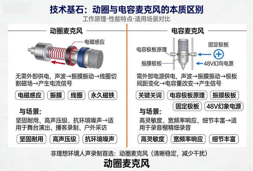 如何选择动圈麦克风？26年五大动圈麦克风品牌深度推荐对比与选购指南
