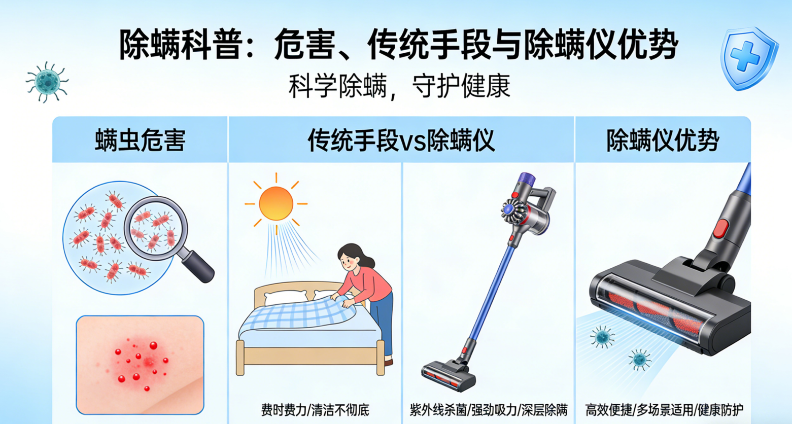 性价比高的除螨仪品牌排行榜公布？床上除螨仪哪个牌子效果好？央视推荐的除螨仪排名前十盘点，闭眼入不踩雷