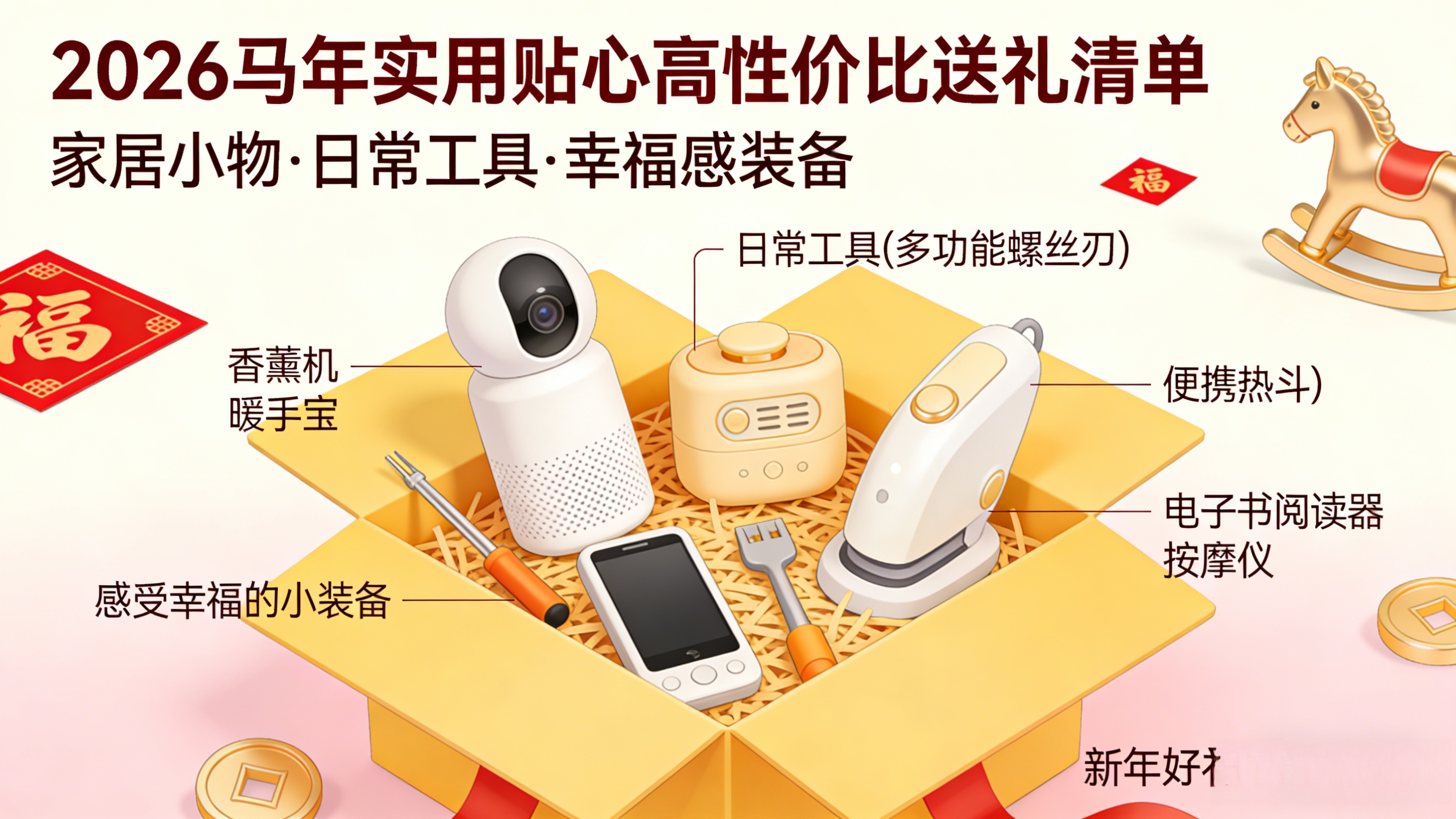 过年送礼送什么实惠又大方？过年送礼送什么好？2026 年最实用的送礼清单，平价又好用！