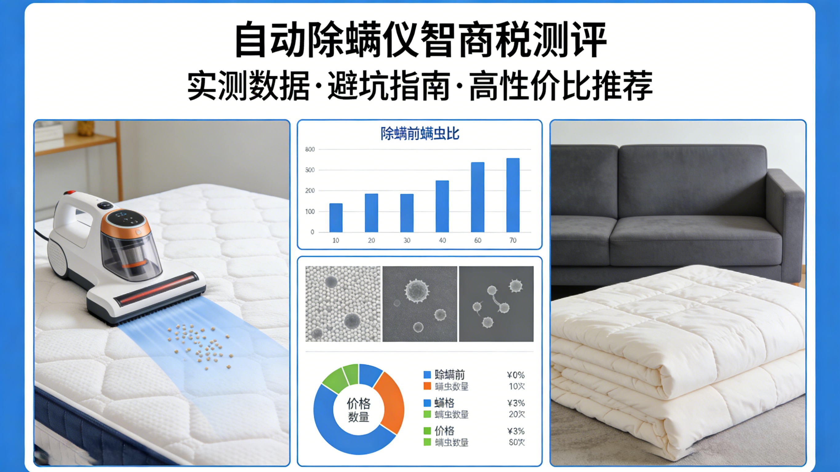 自动除螨仪是智商税吗？家用除螨仪哪个牌子效果好又实惠？2026最好用的自动除螨仪十强推荐测评，平价天花板！