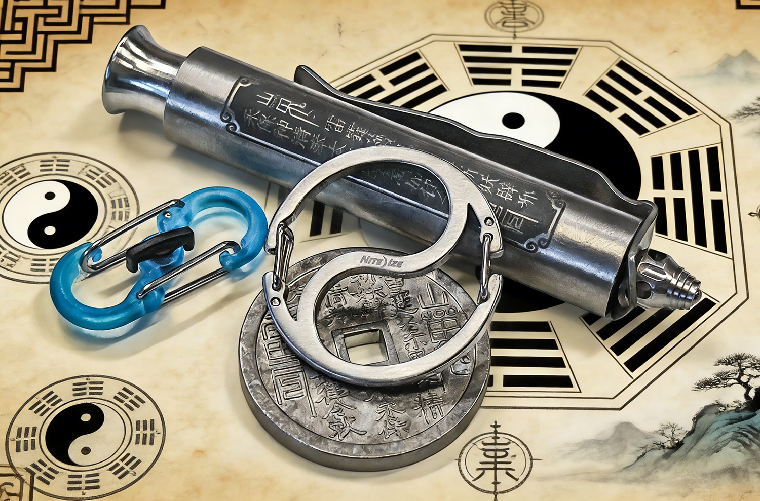 方寸藏太极、一扣悟大道：奈爱 NITEIZE太极钥匙扣