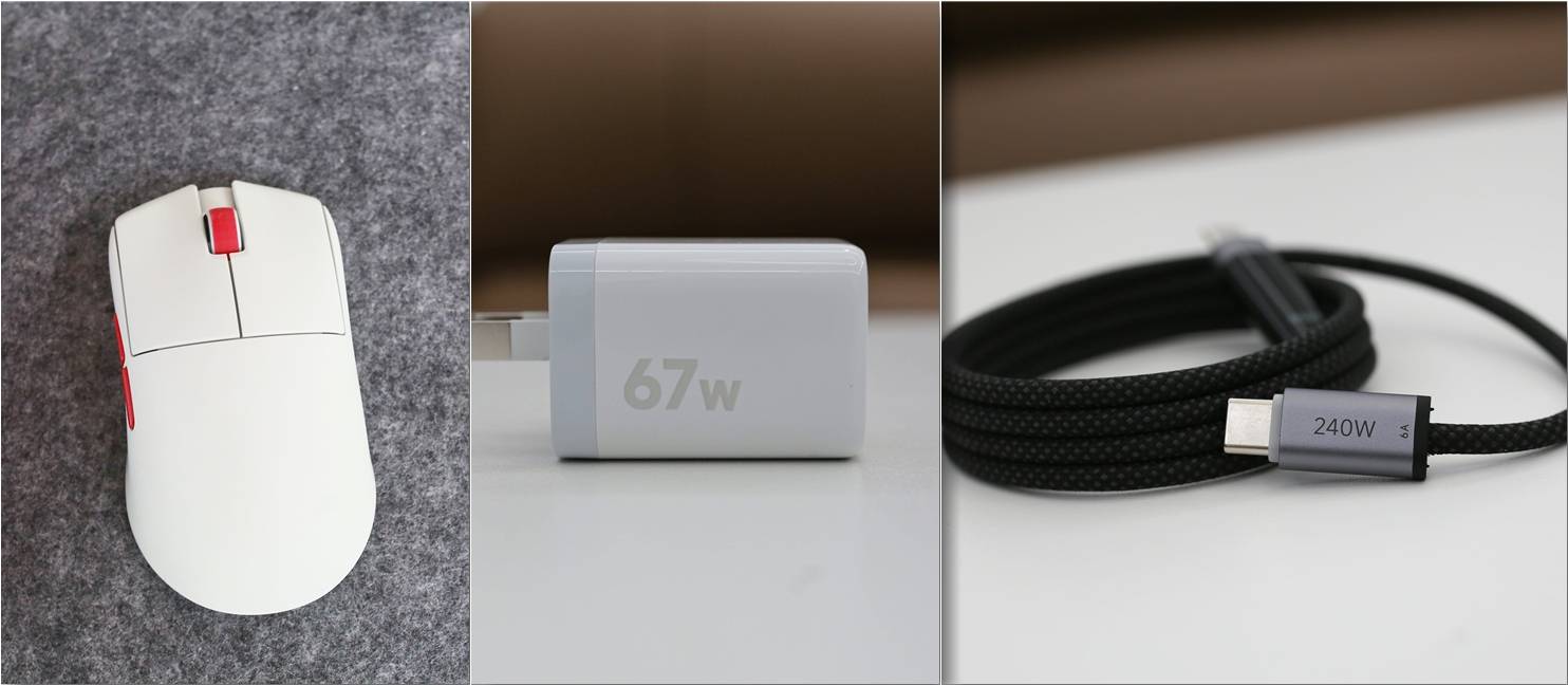 出差党 + 游戏党 + 数码控的桌面三件套——从鼠标到充电，真香