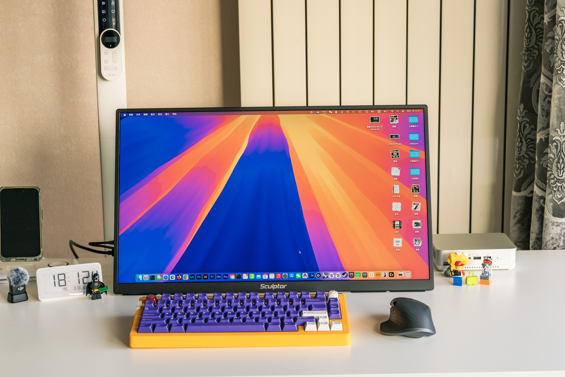 MacMini绝配,纤薄不占地的雕塑家23.8寸4K显示器了解下