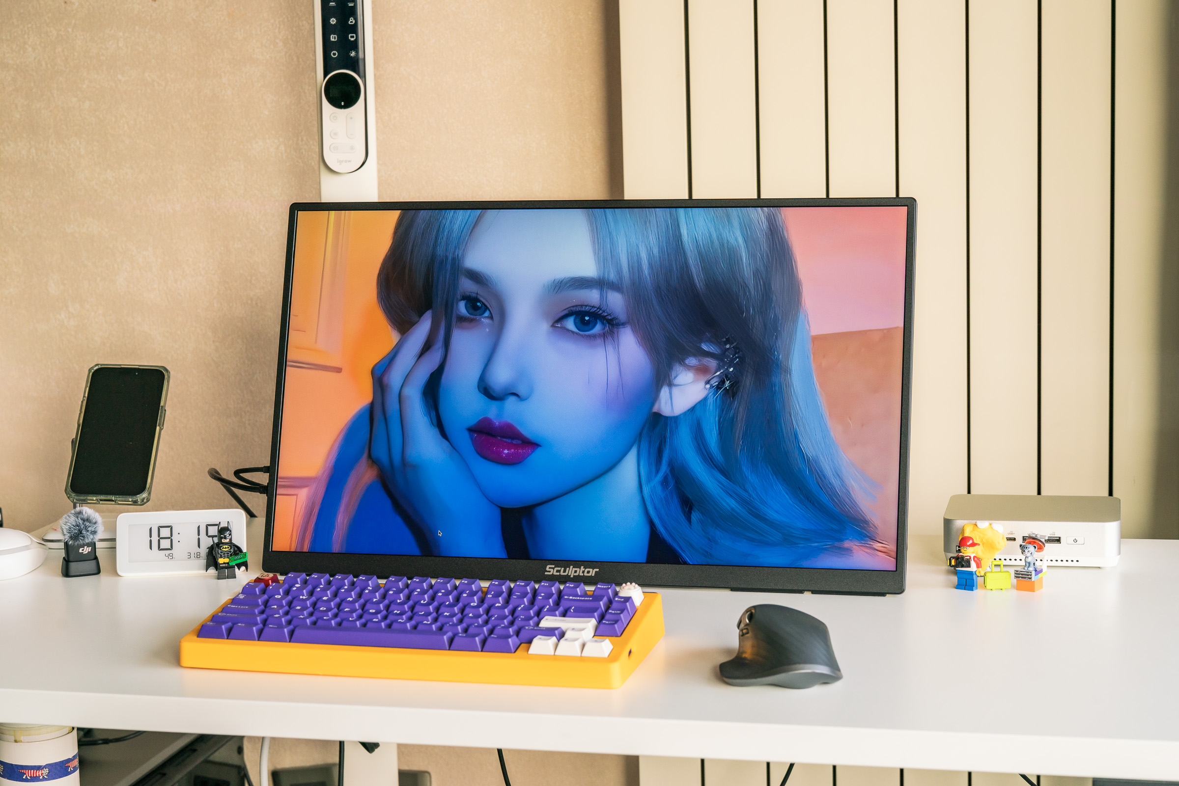 MacMini绝配,纤薄不占地的雕塑家23.8寸4K显示器了解下