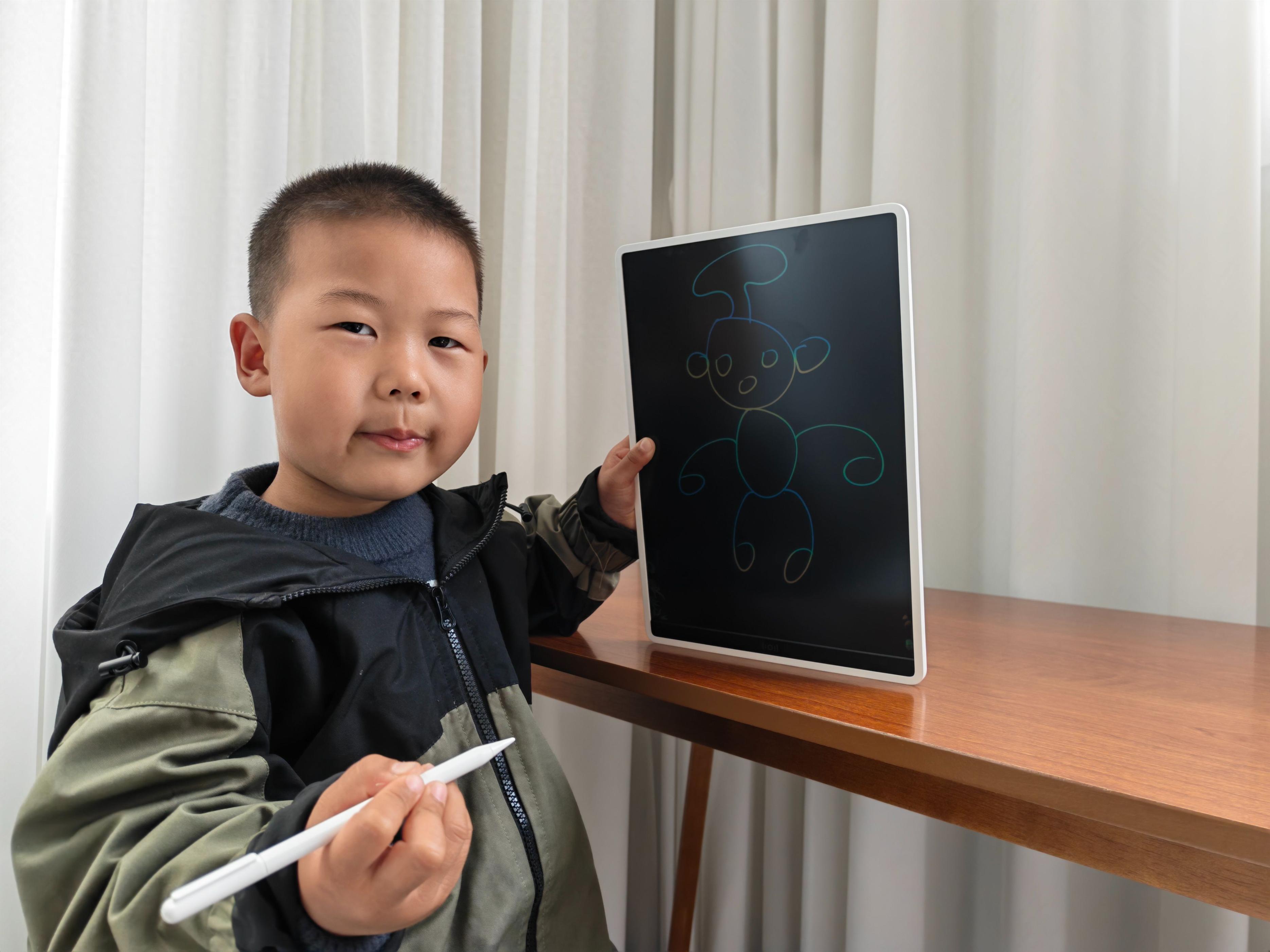 米家液晶小黑板多彩版| 不仅是娃娃的涂鸦玩具，更是早教好帮手