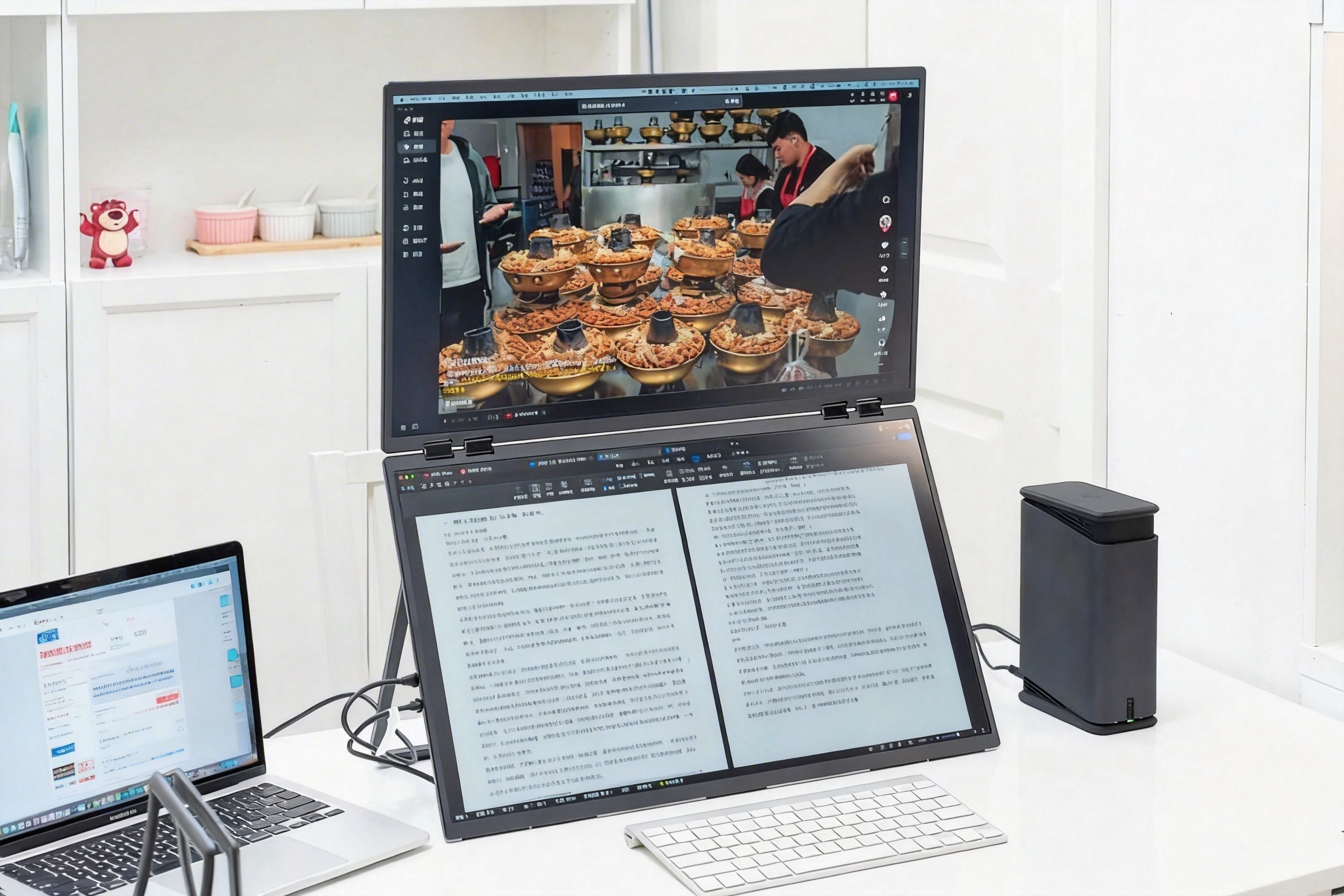 双屏生产力革命，与4K 23.8寸折叠显示器的深度体验