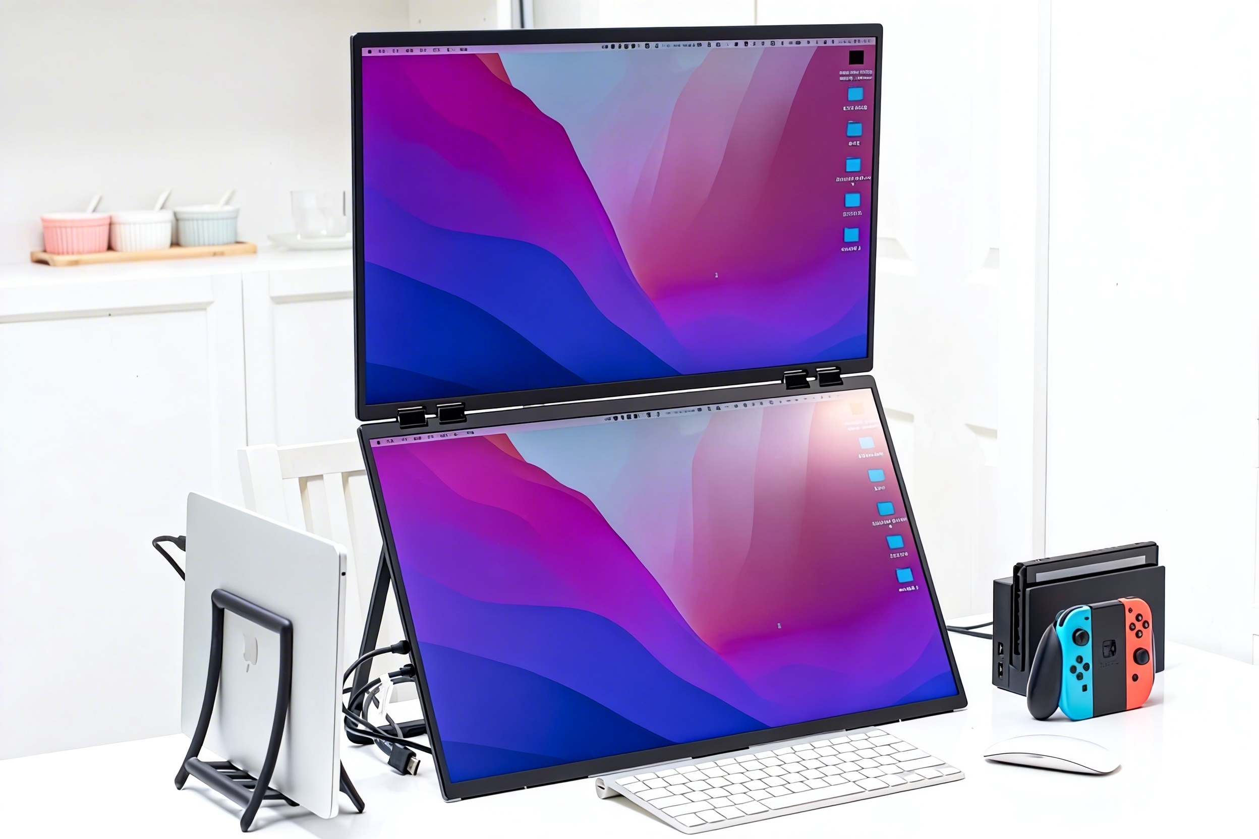 双屏生产力革命，与4K 23.8寸折叠显示器的深度体验