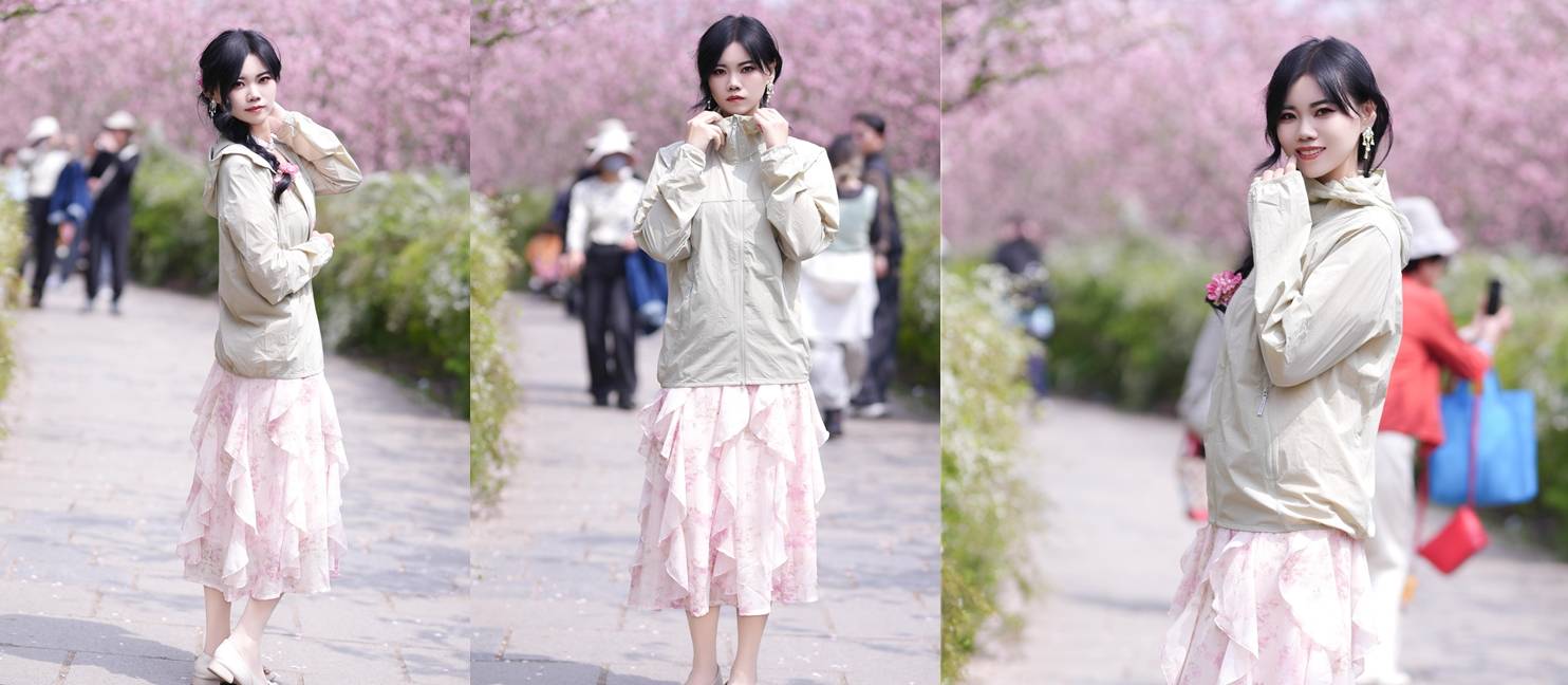 春天出门到底需不需要一件防晒衣?我穿这件黄金迷雾色后的感受