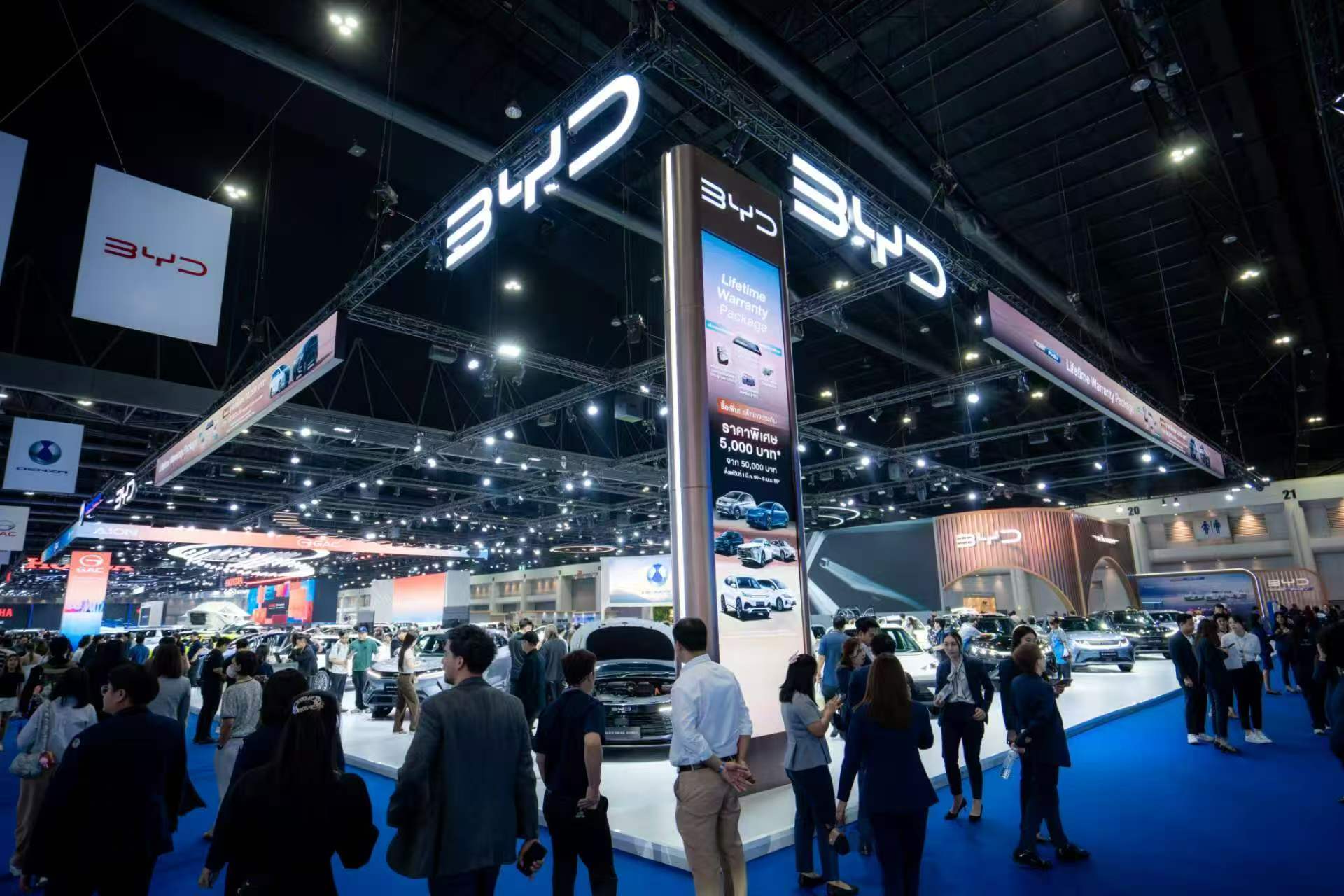 曼谷车展:比亚迪1.8万订单,登顶销量冠军宝座!