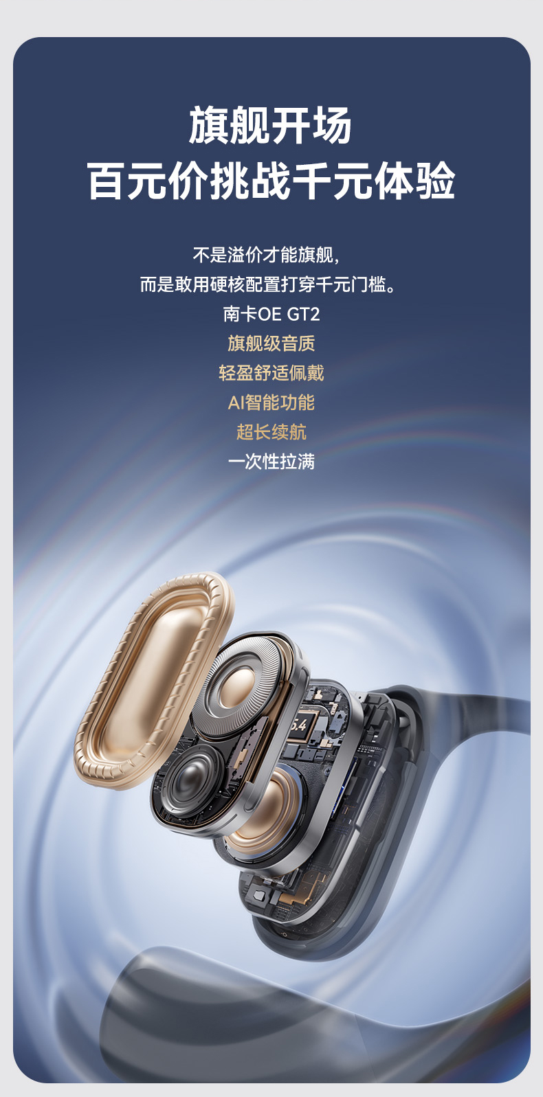 第194期南卡OE GT2开放式耳机免费众测资格