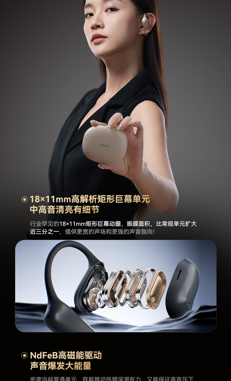 第194期南卡OE GT2开放式耳机免费众测资格