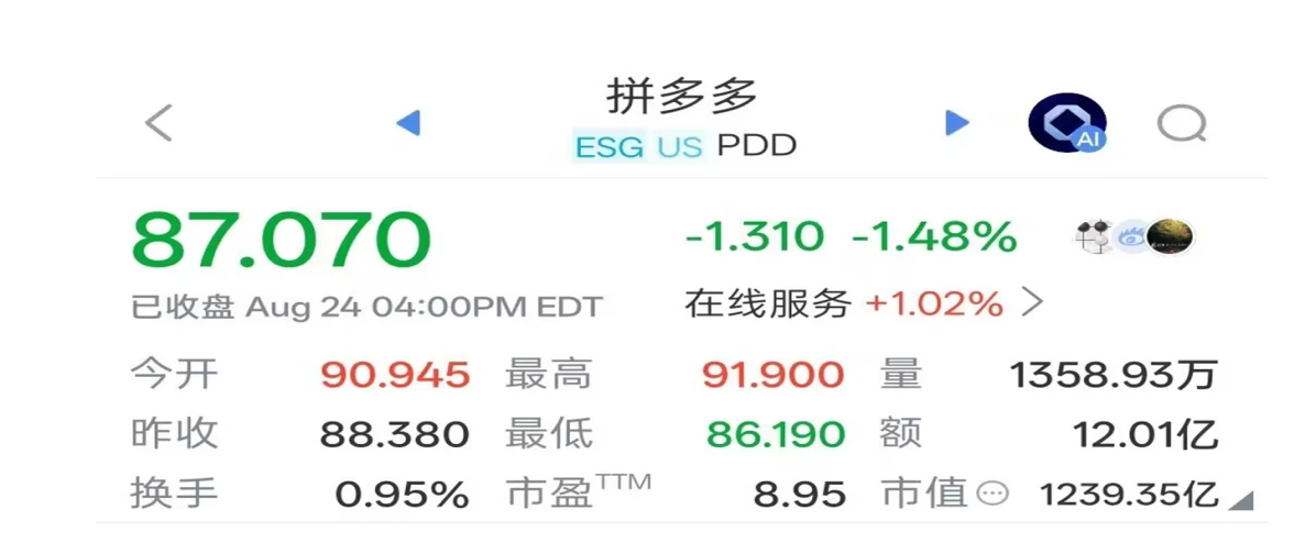 拼多多Q2增收不增利,战略投入加剧短期阵痛