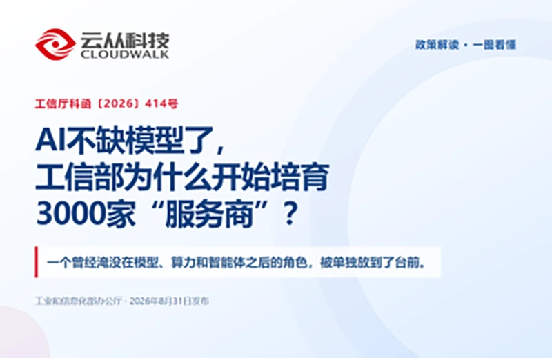 AI不缺模型了，工信部为什么开始培育3000家“服务商”？