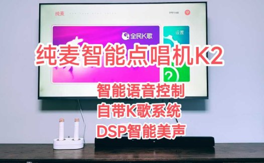 极致KTV欢唱体验，纯麦智能点唱机K2