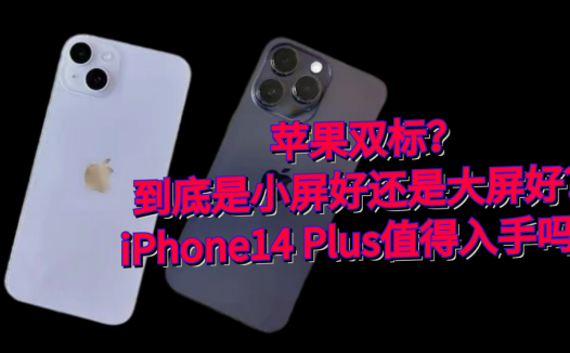 苹果双标？到底是小屏好还是大屏好？iPhone14 Plus值得入手吗？