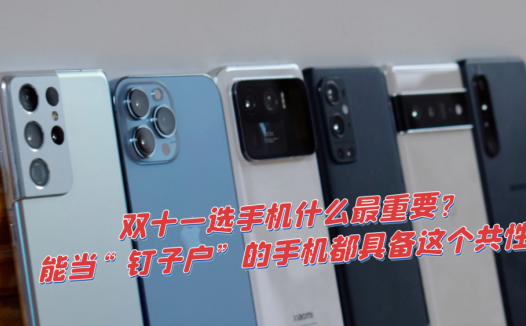 双十一选手机什么最重要？能当”钉子户“的手机都具备这个共性