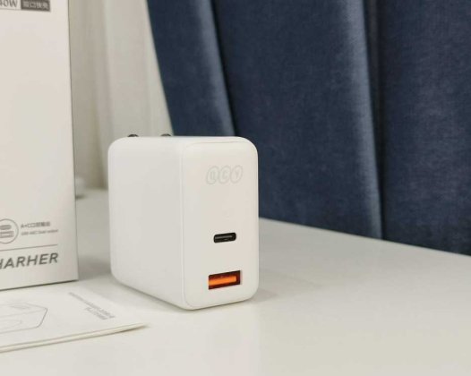 QCY 40W氮化镓充电器｜双口输出，40W大功率